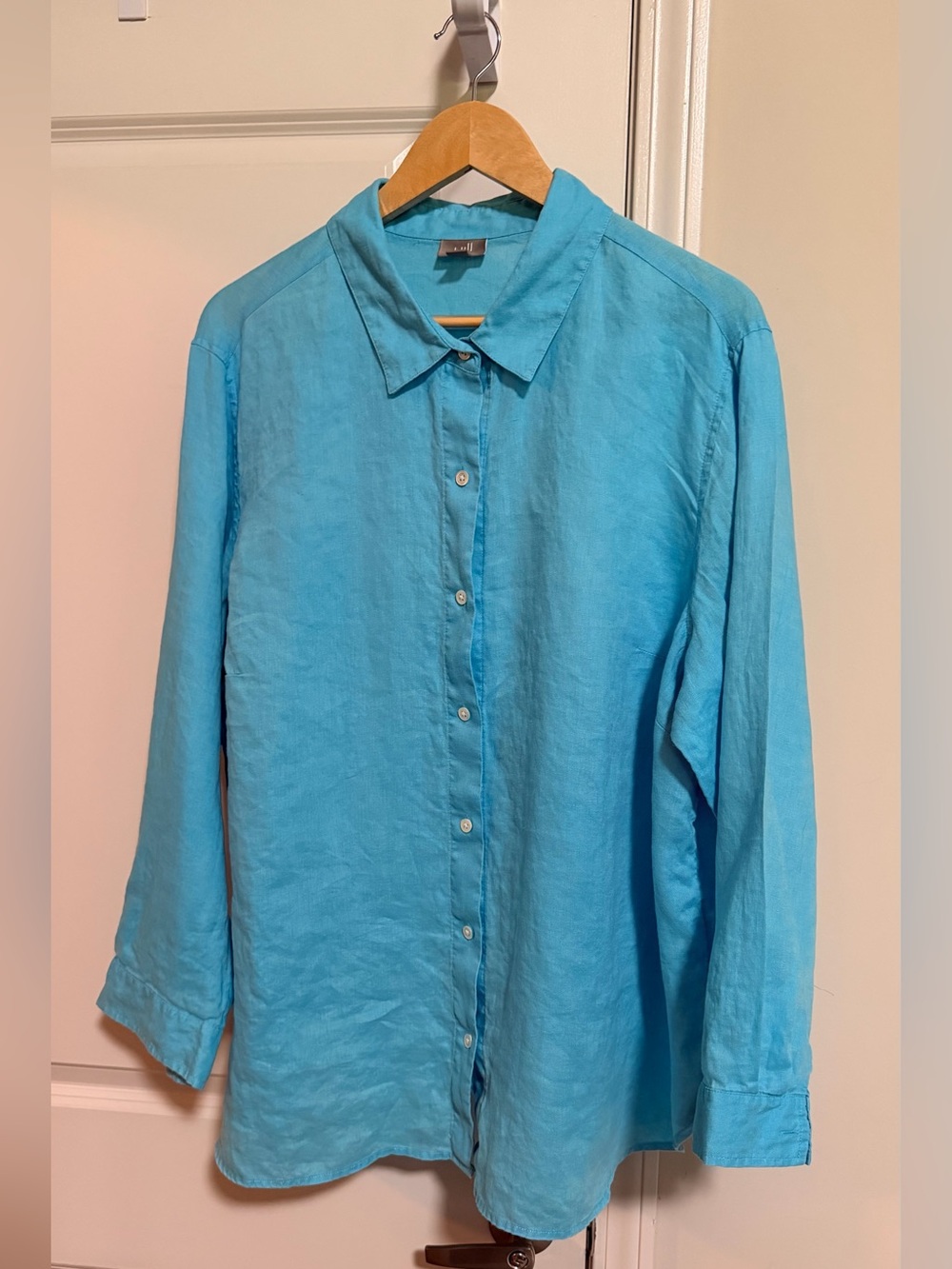 JJill Linen Button Down 2X